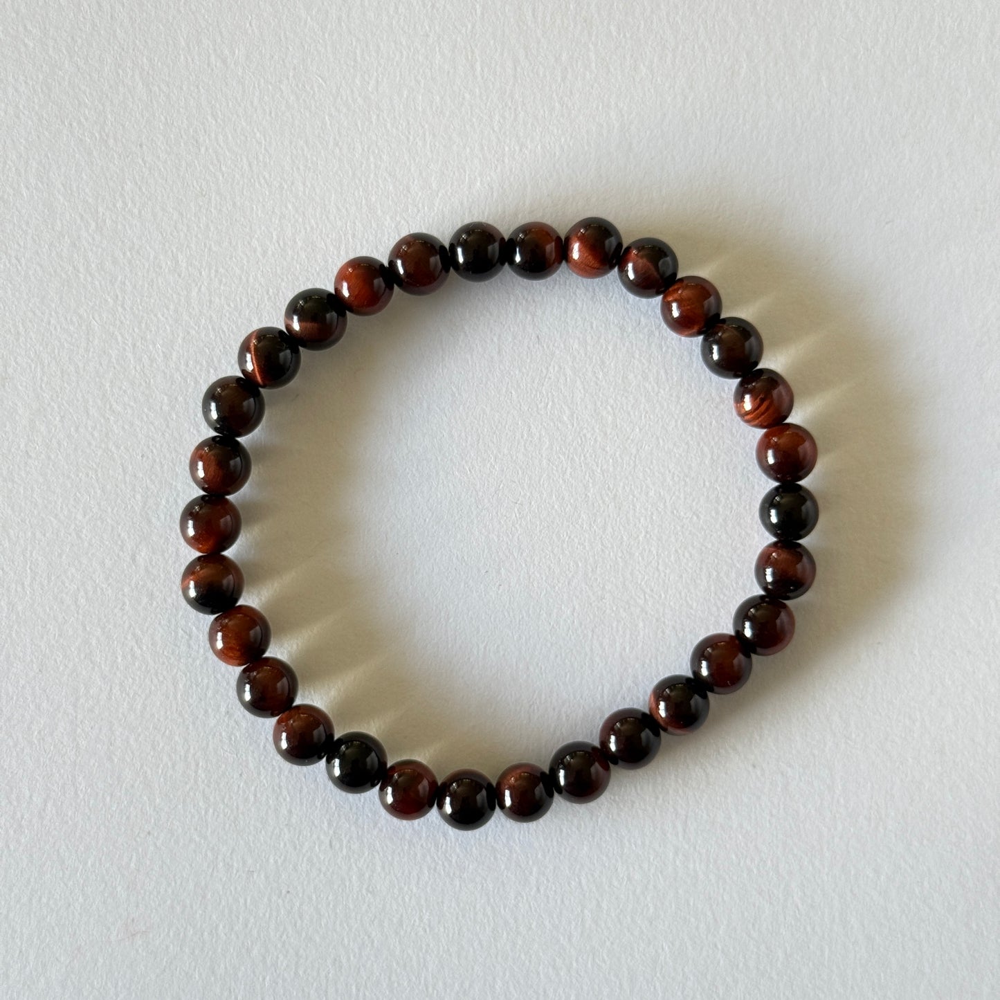 High Grade Natural Red Tiger Eye Bracelet – 6 mm / 8 mm / 10 mm