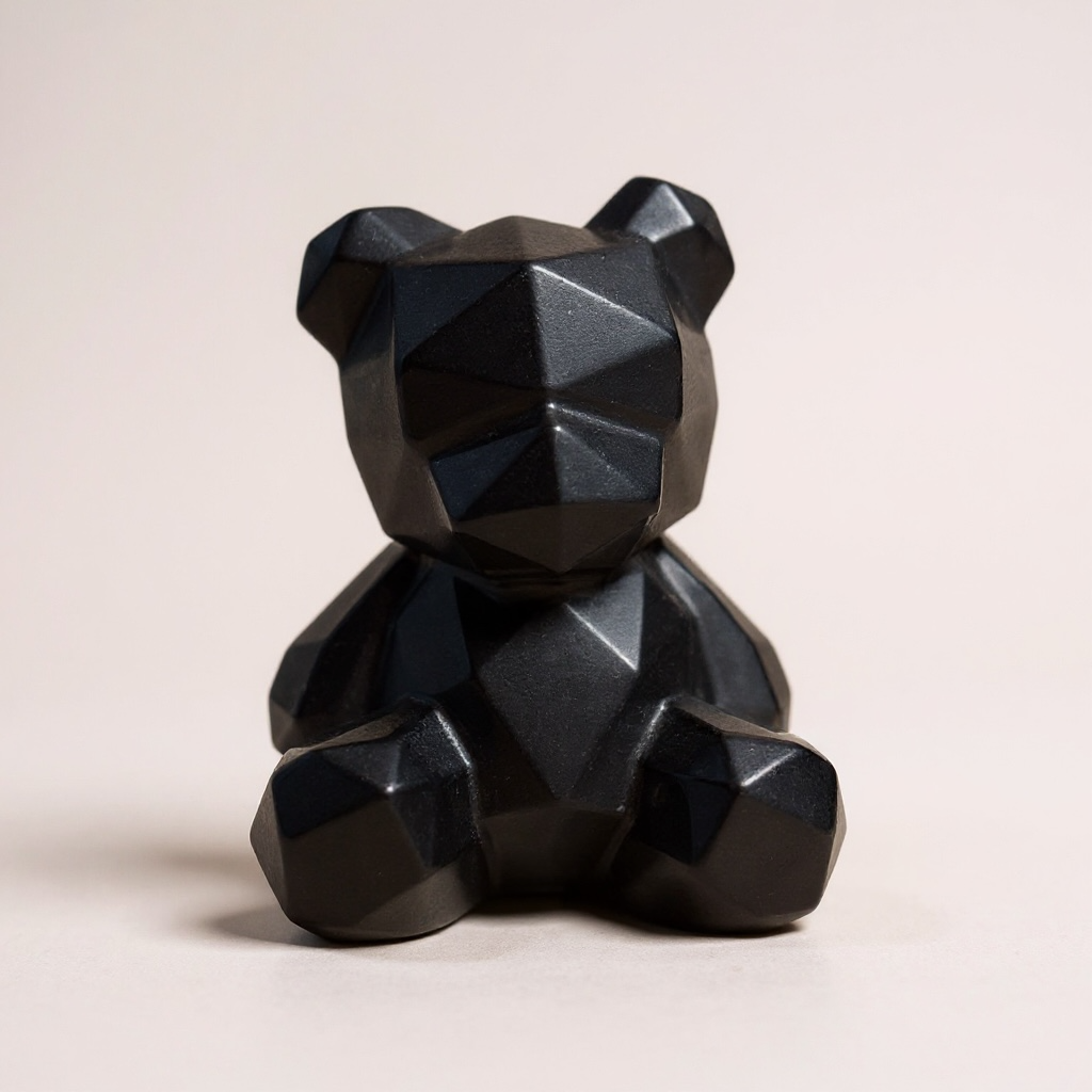 Black Obsidian Bear Carving – 6 x 4 cm