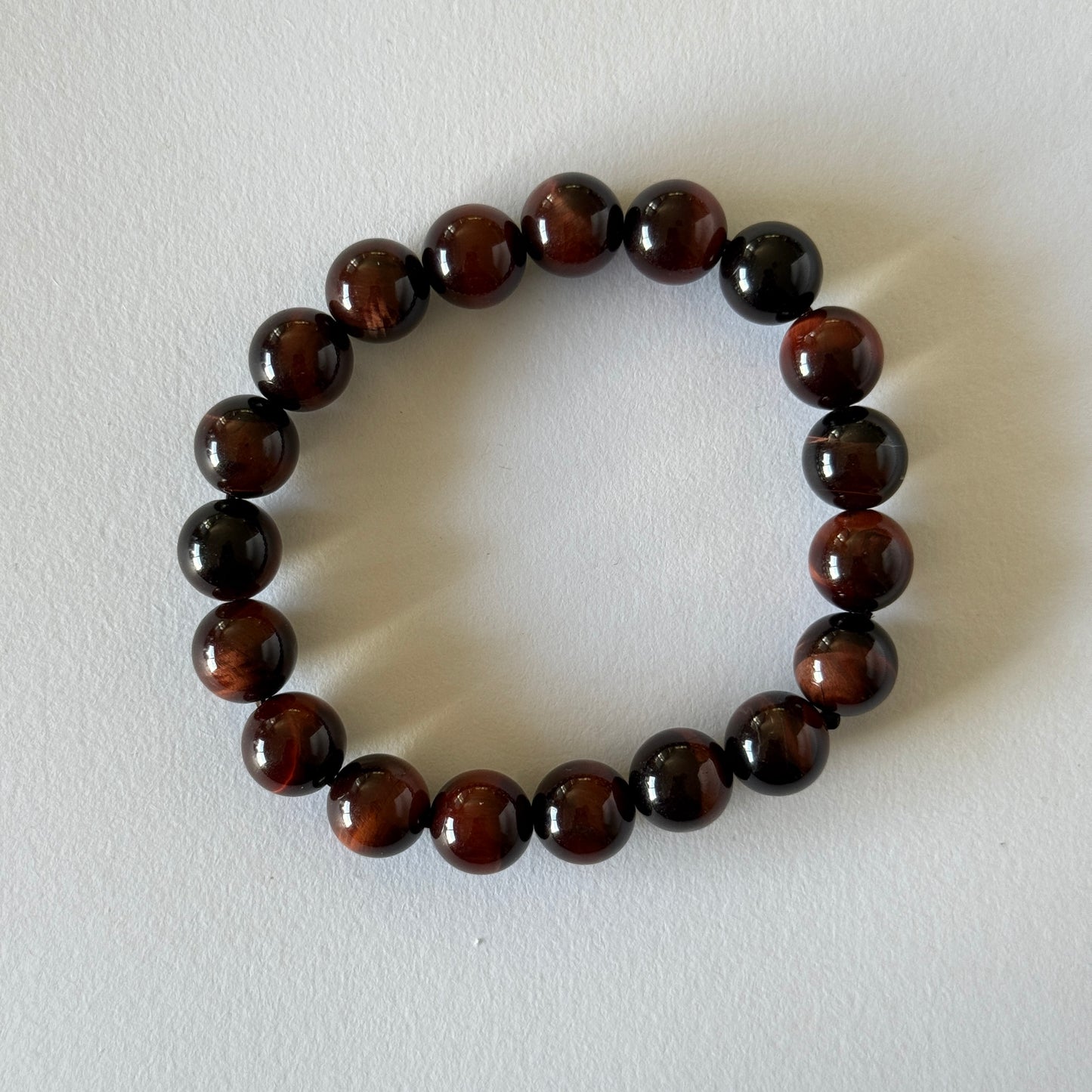 High Grade Natural Red Tiger Eye Bracelet – 6 mm / 8 mm / 10 mm
