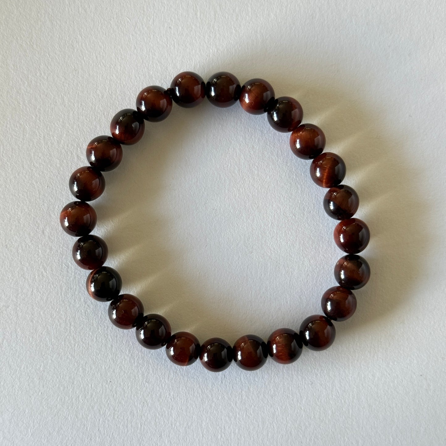 High Grade Natural Red Tiger Eye Bracelet – 6 mm / 8 mm / 10 mm
