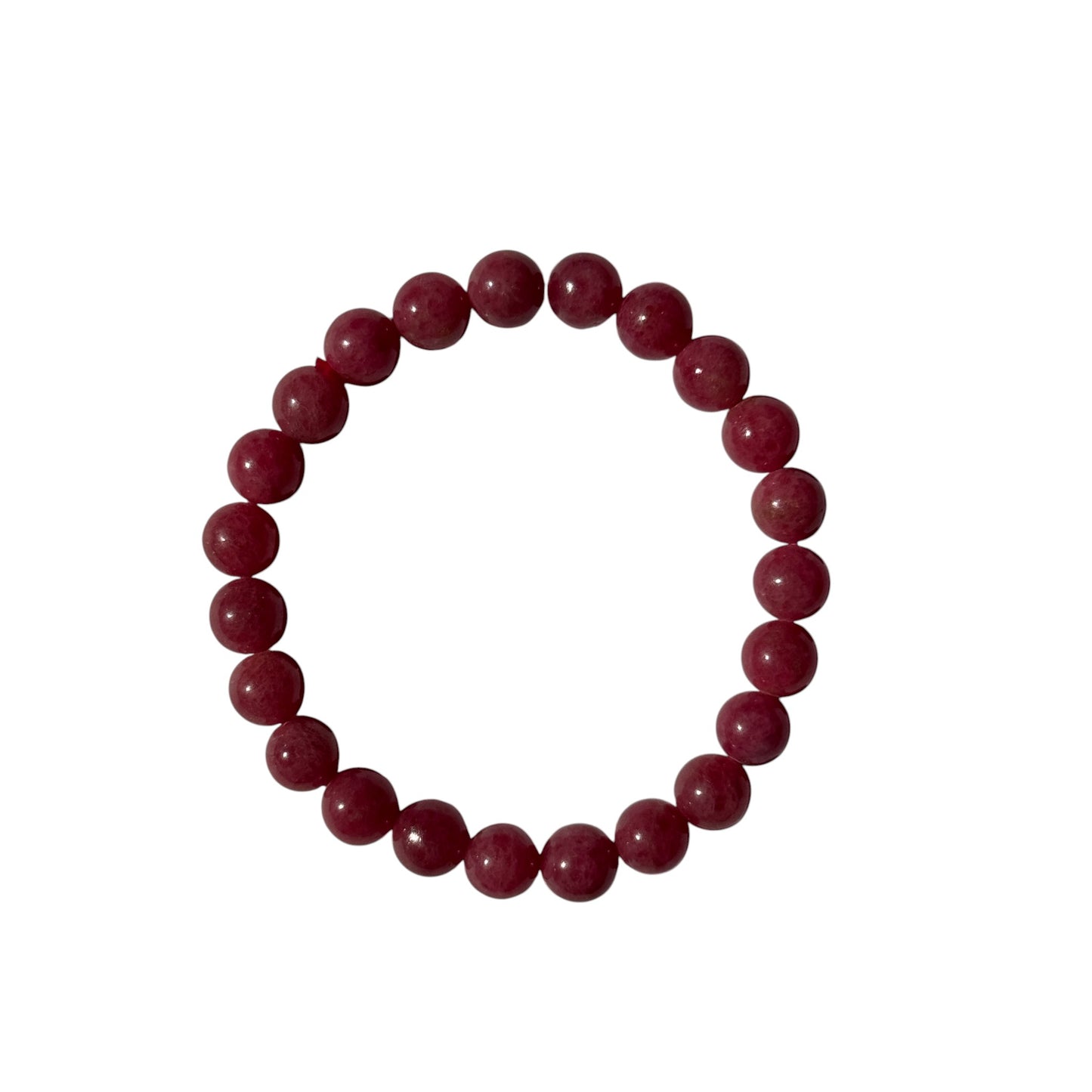 High Grade Natural Rhodonite Bracelet – 6 mm / 7 mm / 8 mm