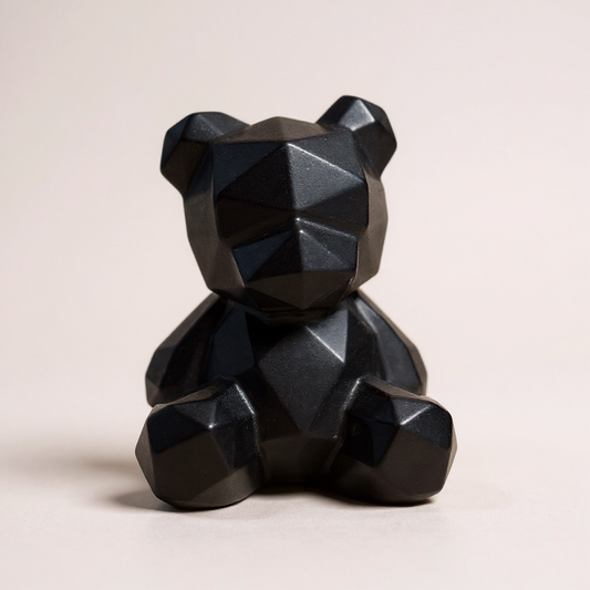 Black Obsidian Bear Carving – 6 x 4 cm